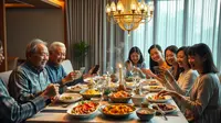 350 Caption Makan Malam Inspiratif untuk Media Sosial