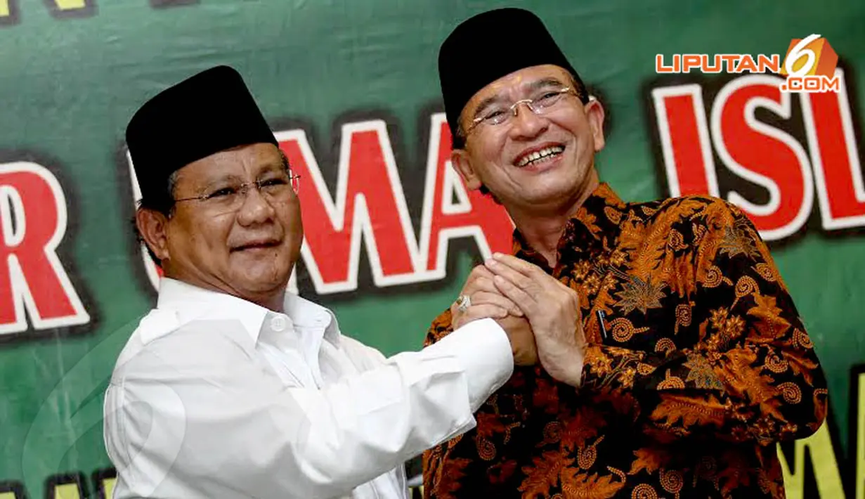 Koalisi dan dukungan PPP terhadap Gerindra merupakan kesepakatan ketua umum, wakil-wakil Ketua Umum, sejumlah ketua, sejumlah wasekjen, wakil ketua majelis syariah, dan anggota majelis syariah (Liputan6.com/Faizal Fanani)