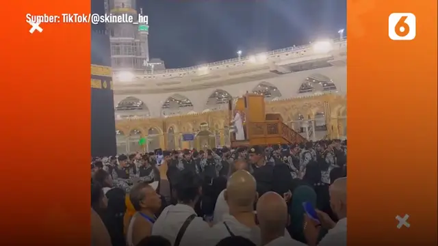 Momen Pintu Ka'bah Dibuka