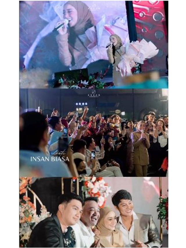 6 Potret Peluncuran Lagu Baru Lesti Kejora 'Insan Biasa', Dihadiri Rekan Artis