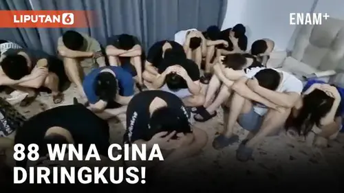VIDEO: Dugaan Video Call Seks, 88 WNA Cina Diringkus!
