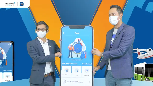 BRI dan Traveloka Luncurkan Fitur Travel di Aplikasi BRImo