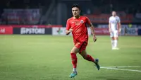 Pemain Persija Jakarta, Oliver Bias saat menghadapi Borneo FC pada laga pekan ke-7 BRI Liga 1 2023/2024 di Stadion Patriot Candrabhaga, Bekasi, Rabu (9/8/2023). (Bola.com/Bagaskara Lazuardi)