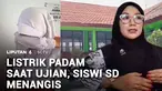 Pemadaman listrik di Kabupaten Sukabumi, Jawa Barat, membuat seorang siswi Sekolah Dasar menangis. Pasalnya akibat pemadaman listrik, ia tak bisa ujian Olimpiade Sains Nasional.