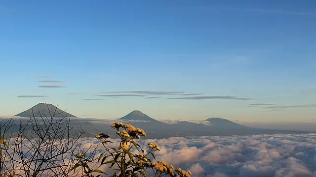 Ilustrasi Lautan Awan Gunung Andong