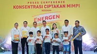 Konferensi pers kampanye "Konsenterasi Ciptakan Mimpi" Energen di kawasan Senayan, Jakarta Pusat, 21 Februari 2019. (Liputan6.com/Asnida Riani)