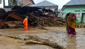 Lokasi banjir di Kecamatan Latimojong, Kabupaten Luwu, Sulsel (Liputan6.com/Istimewa)