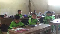 Sekolah Dasar di Gunungkidul yang kondisinya memprihatinkan. (Liputan6.com/Fathi Mahmud)