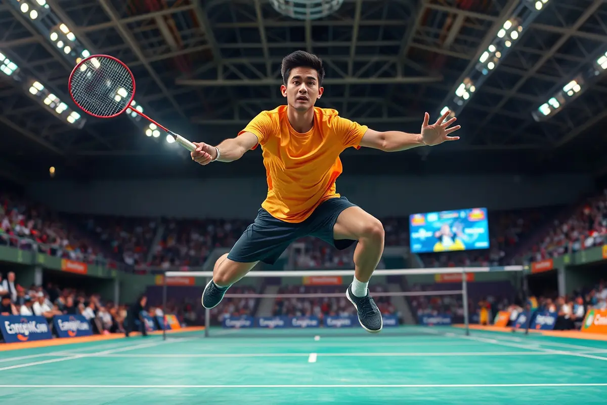caption badminton