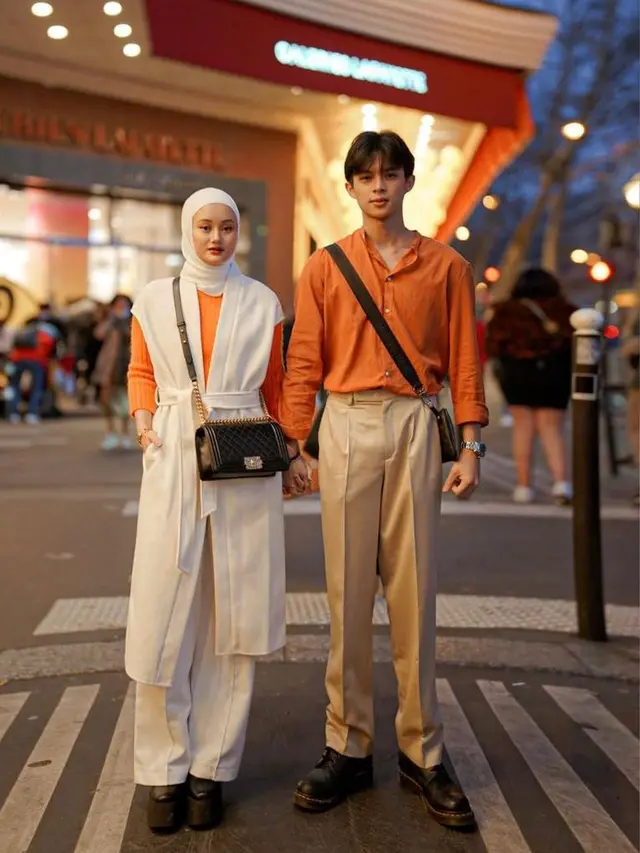 7 Ide OOTD Hijab dengan Cardigan Panjang Lengan Pendek, Solusi Tampil Stylish Tanpa Ribet