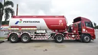 Ilustrasi mobil tangki BBM Pertamina. (Dok. Pertamina)