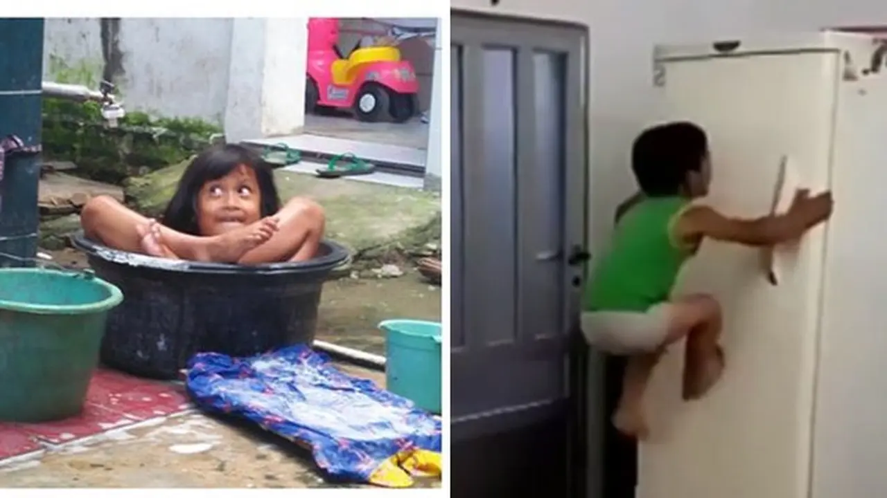 6 Aksi Absurd Bocah Banyak Tingkah Ini Enggak Habis Pikir, Orang Tua Pasti Heran
