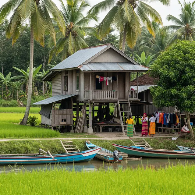 9 Inspirasi Gambar Rumah Sederhana Ukuran 6x9 di Kampung 2 Lantai
