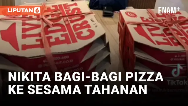 Heboh! Nikita Mirzani Bagikan Pizza ke 700 Tahanan Rutan