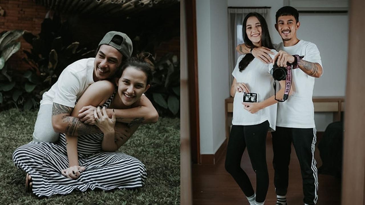 Segera Dikaruniai Anak Ketiga, Ini 6 Potret Manis Fandy Christian dan Dahlia Poland