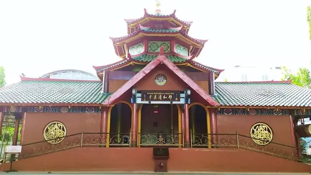 5 Potret Keunikan Masjid Cheng Ho Surabaya, Perpaduan Masjid dan Kelenteng yang Indah