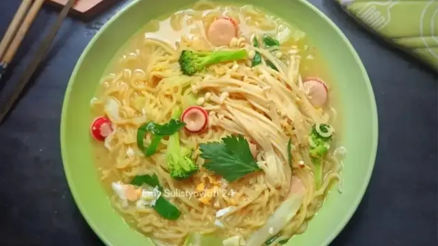 Resep seblak mi jamur enoki. (dok. Cookpad @ErnySulistyowati)