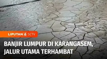 Hujan deras di lereng Gunung Agung, menyebabkan banjir lumpur di Desa Tianyar, Kecamatan Kubu, Karangasem, Bali. Selain merusak perkebunan warga, banjir juga menyebabka akses jalan utama tak dapat dilewati kendaraan.