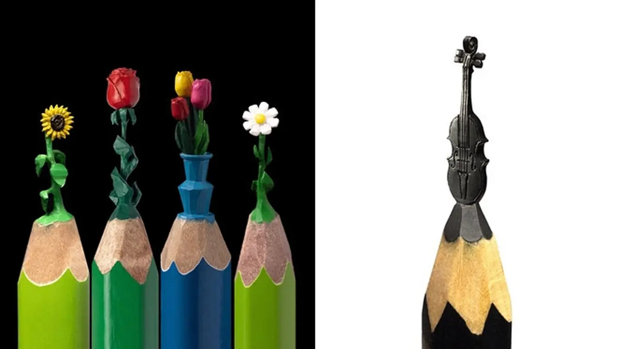 Ciptakan Miniatur Unik di Ujung Pensil, 6 Karya Seniman Ini Mengagumkan