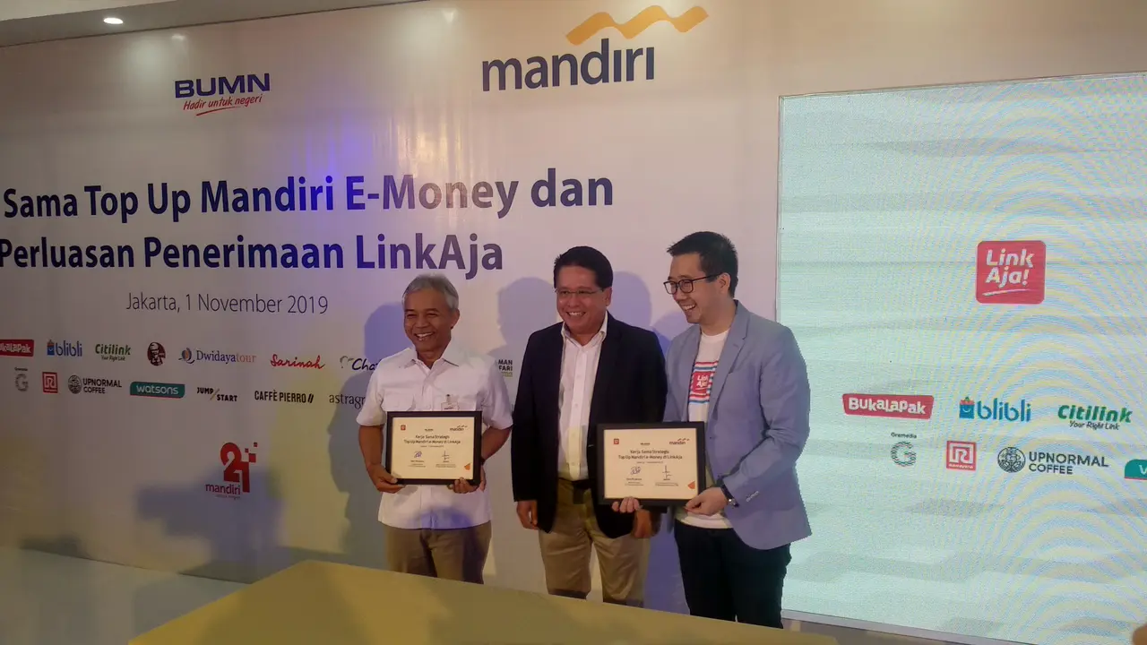 Perluaasan layanan LinkAja oleh Bank Mandiri