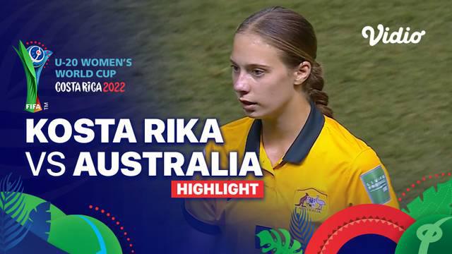 Berita Video, Timnas Putri Kosta Rika U-20 Berhasil Mencetak Gol Spektakuler Saat Hadapi Australia di Piala Dunia Wanita U-20 pada Kamis (11/8/2022)