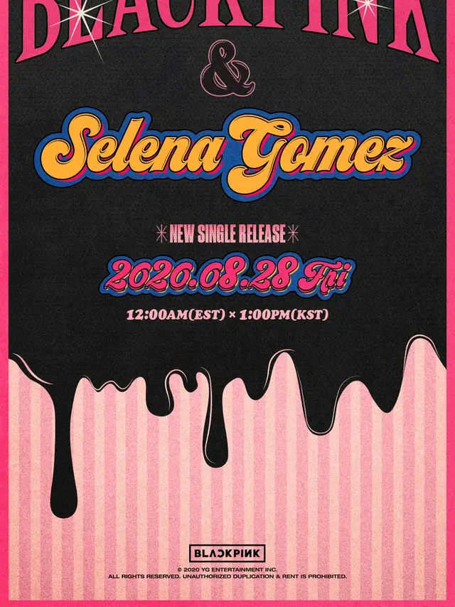 Kolaborasi Blackpink - Selena Gomez (Twitter/ ygent_official)