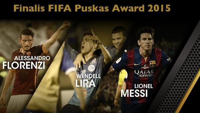 Video 6 gol terbaik yang dinominasikan meraih FIFA Puskas Award 2015  sebagai gol terbaik tahun ini. Para pencetak gol tersebut di antaranya yaitu Lionel Messi, Alessandro Florenzi dan Marcel Ndjeng.