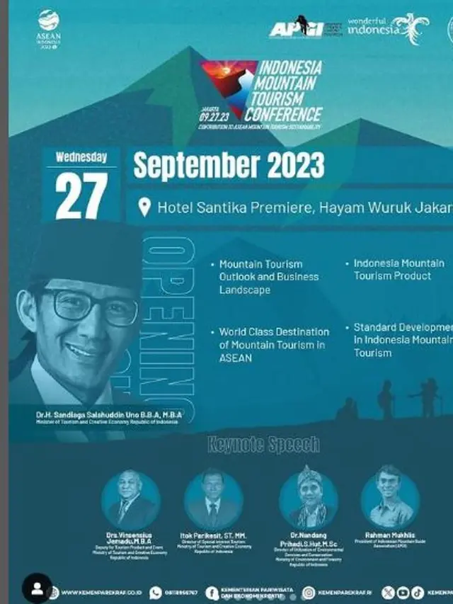 Indonesia Mountain Tourism Conference Pertama Kali Digelar, Bakal Bahas Perizinan, Peraturan sampai Masalah Sampah Wisata Gunung