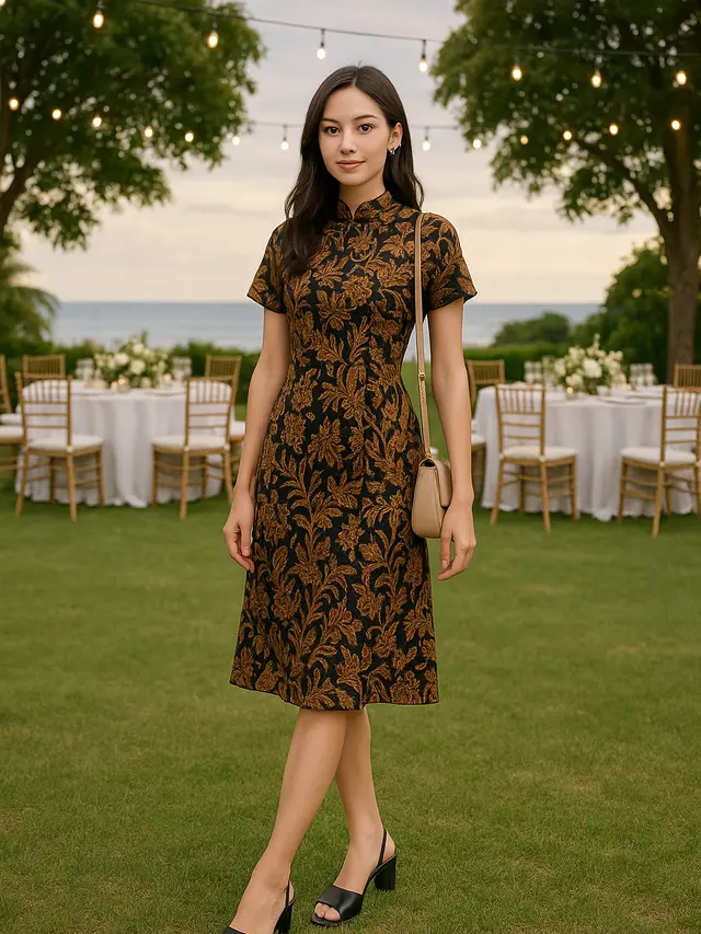 Model Batik Kekinian untuk Kondangan di Kampung Tetap Mewah