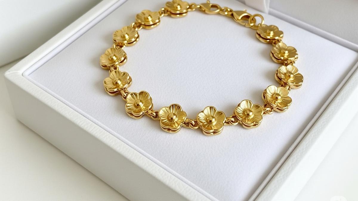 7 Model Gelang Suasa 5 Motif Bunga Terkini, Tampil Anggun Setiap Hari