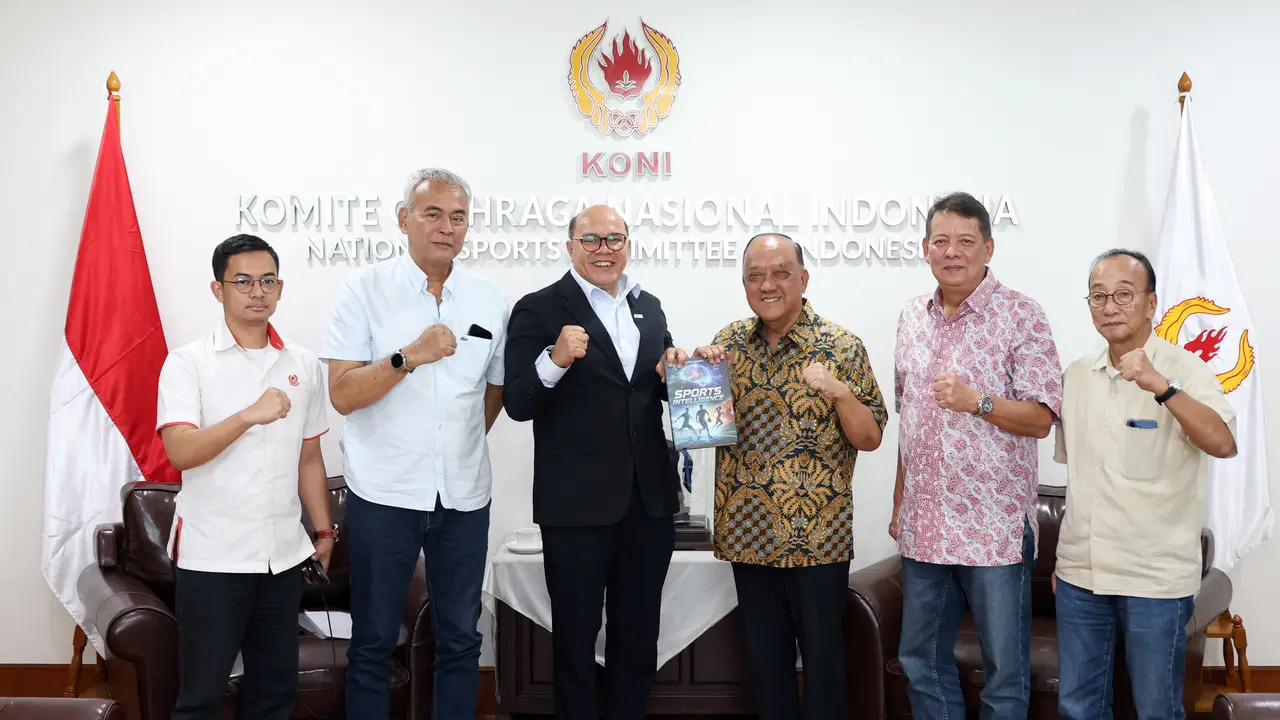 Pengurus Pusat Indonesia Cycling Federation (PP ICF) bertemu ketua KONI Marciano Norman