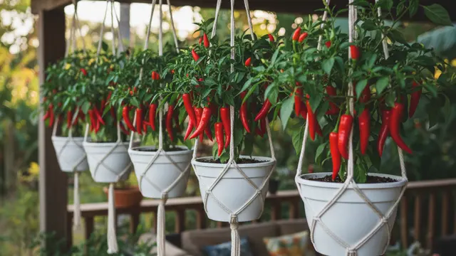 Model Kebun Cabai di Kos Sempit. AI