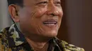 Kepala Staf Presiden Moeldoko saat wawancara dengan KLY di Jakarta, Rabu (16/1). Dalam wawancara tersebut Moeldoko memaparkan kinerja kerja pemerintahan Jokowi-JK hingga saat ini. (Liputan6.com/Angga Yuniar)