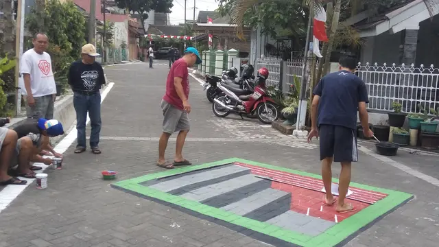Lukisan 3D di Sleman