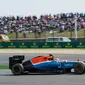 Pembalap Manor Racing, Rio Haryanto. (JOHANNES EISELE / AFP)