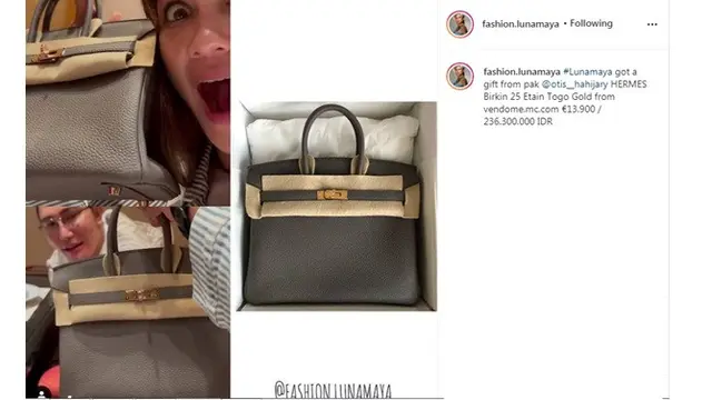8 Koleksi Tas Mewah Luna Maya Ini Ditaksir Capai Miliaran Rupiah