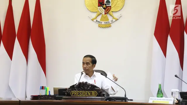 Jokowi Pimpin Rapat Terbatas Percepatan Peta Jalan Penerapan Industri 4.0