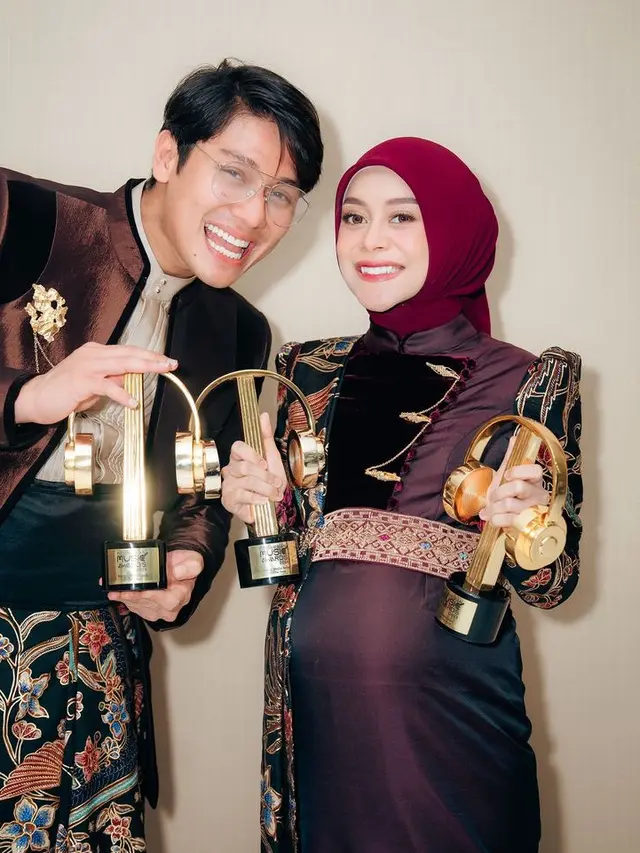 Lesti Kejora Perlihatkan Baby Bump di Kehamilan 7 Bulan saat Hadir di IMA 2024. [@lestikejora]