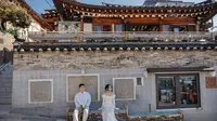 Foto prewedding Beby Tsabina bak drama Korea. [@go.plus]