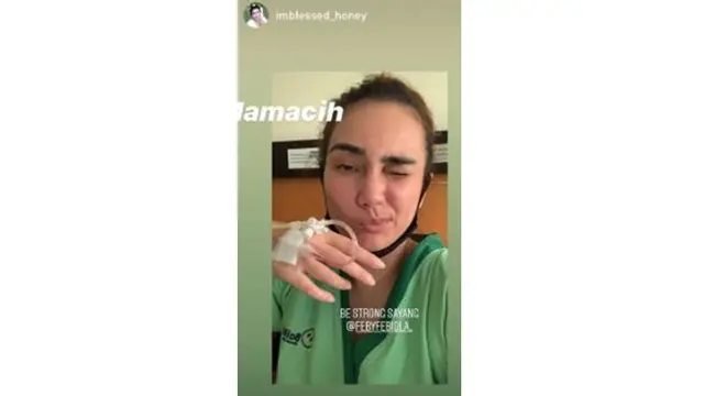 Jalani Operasi Kista Ovarium, Ini 6 Potret Terbaru Feby Febiola