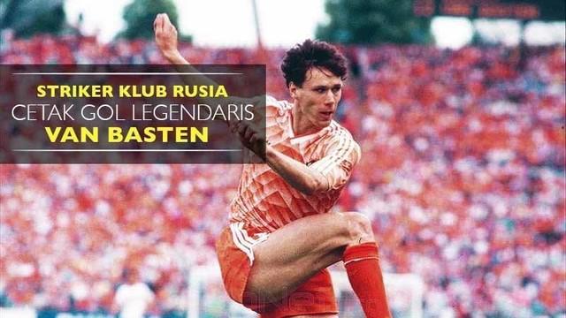 Video striker Spartak Moskow, Ivelin Popov mencetak gol legendaris Marco van Basten pada laga melawan Rubin Kazan di Liga Rusia.