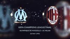 Berita video flashback final Liga Champions 1993, di mana klub Prancis, Marseille, menjadi juara Eropa setelah menaklukkan AC Milan dengan skor tipis 1-0 pada 26 Mei.