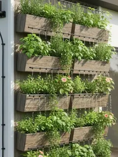 Konsep Kebun Mini di Rumah Menggunakan Sistem Irigasi Tetes Modular/ Ilustrasi Gemini AI