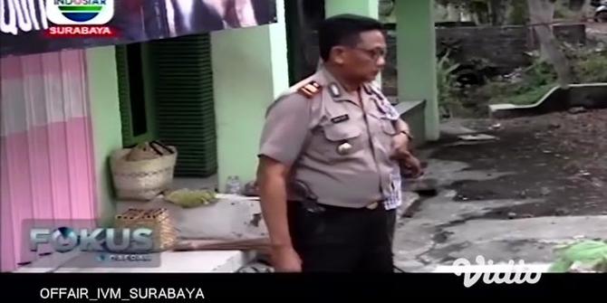VIDEO: Polisi Kejar Pelaku Penusukan 2 Orang Bersaudara di Lumajang