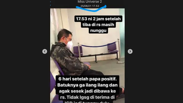 Gritte Agatha Curhat Kesulitan Cari IGD untuk Ayahnya yang Positif Covid-19. (instagram/gritteagathaa)