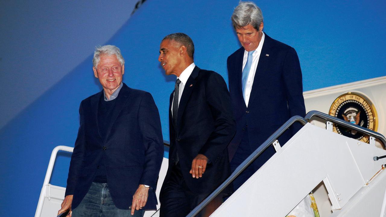 Obama melayat Simon Peres bersama mantan Presiden Bill Clinton dan Menlu John Kerry