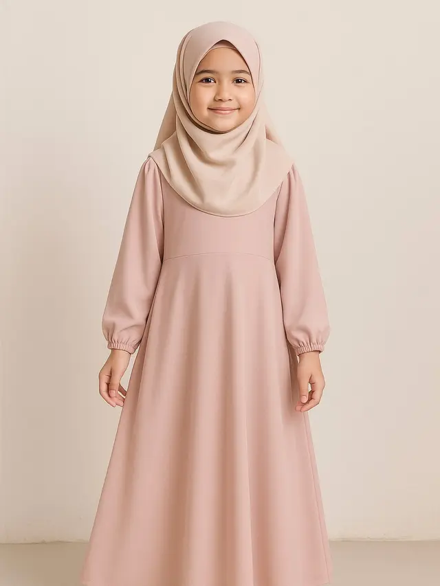 Pilihan Baju Perempuan Umur 10-12 Tahun ala Korea Muslim