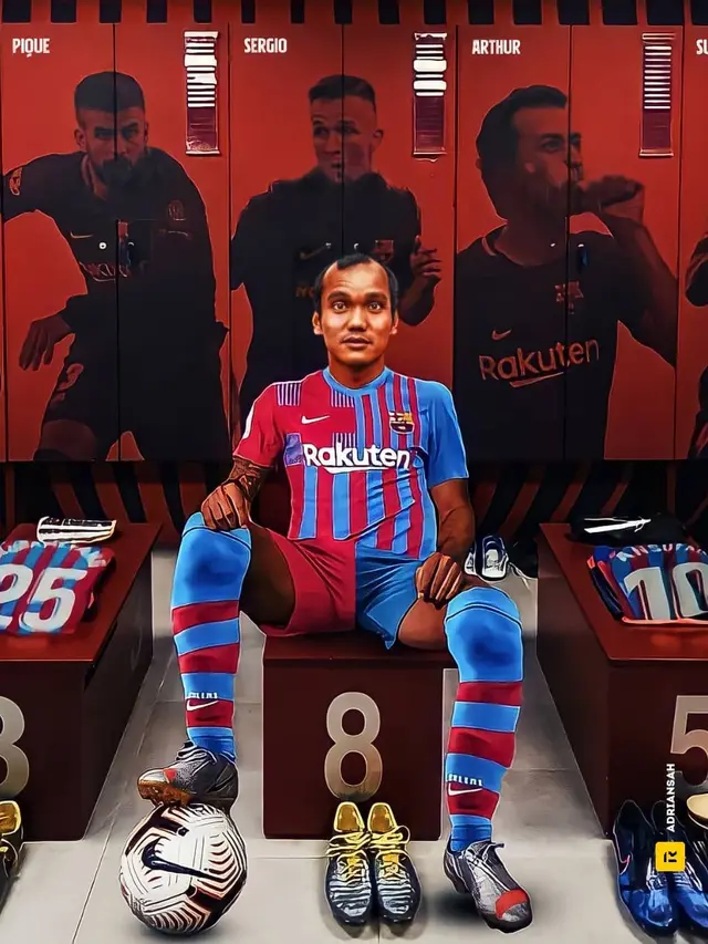 6 Editan Foto Pemain Persija Jakarta Ini Kreatif Sekaligus Kocak