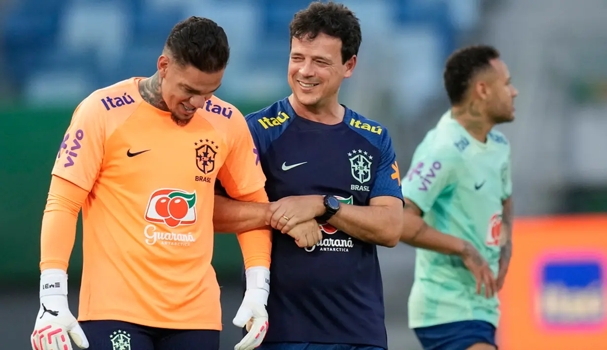 Duel Brasil vs Venezuela diprediksi akan berjalan alot. Namun dilihat kualitas pemain, Neymar dan kawan-kawan sedikit diunggulkan. Selain itu, Brasil akan bermain di hadapan pendukungnya. (AP Photo/Andre Penner)