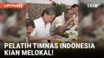 Mirip Warlok, Pelatih Timnas Indonesia Makan Gulai Pakai Tangan